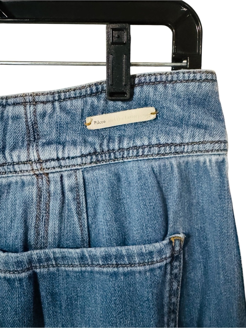ANTHROPOLOGIE PILCRO and the LETTERPRESS Jeans Ultra High Rise Relaxed Cropped - Picture 9 of 12
